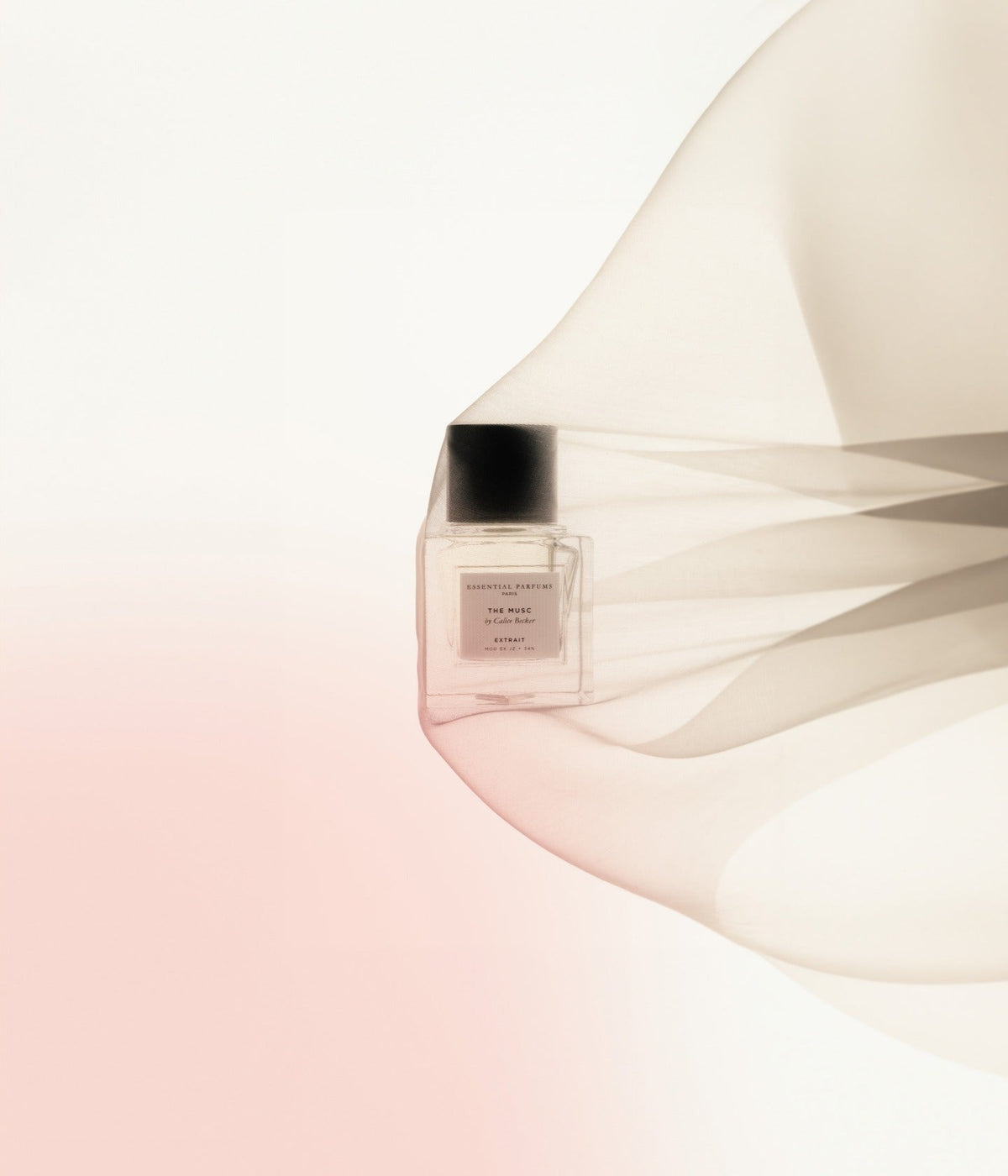 Essential Parfums Extrait de Parfum The Musc hinter einem Schleier aus zartem Stoff