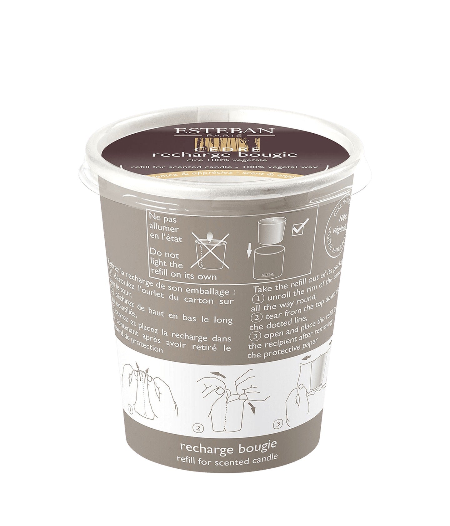 Duftkerze Cèdre Refill