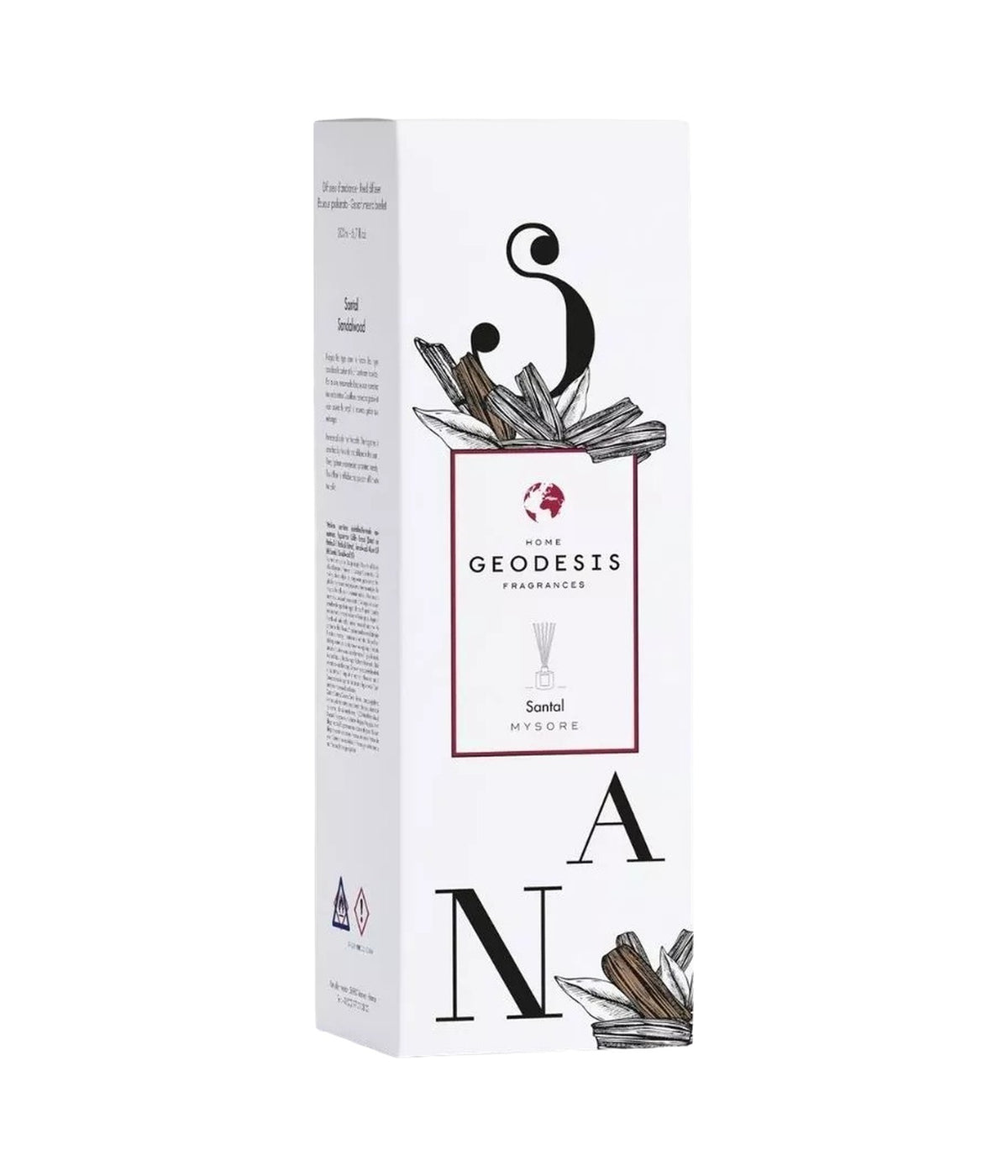 Geodesis Reed Diffuser Sandalwood, box