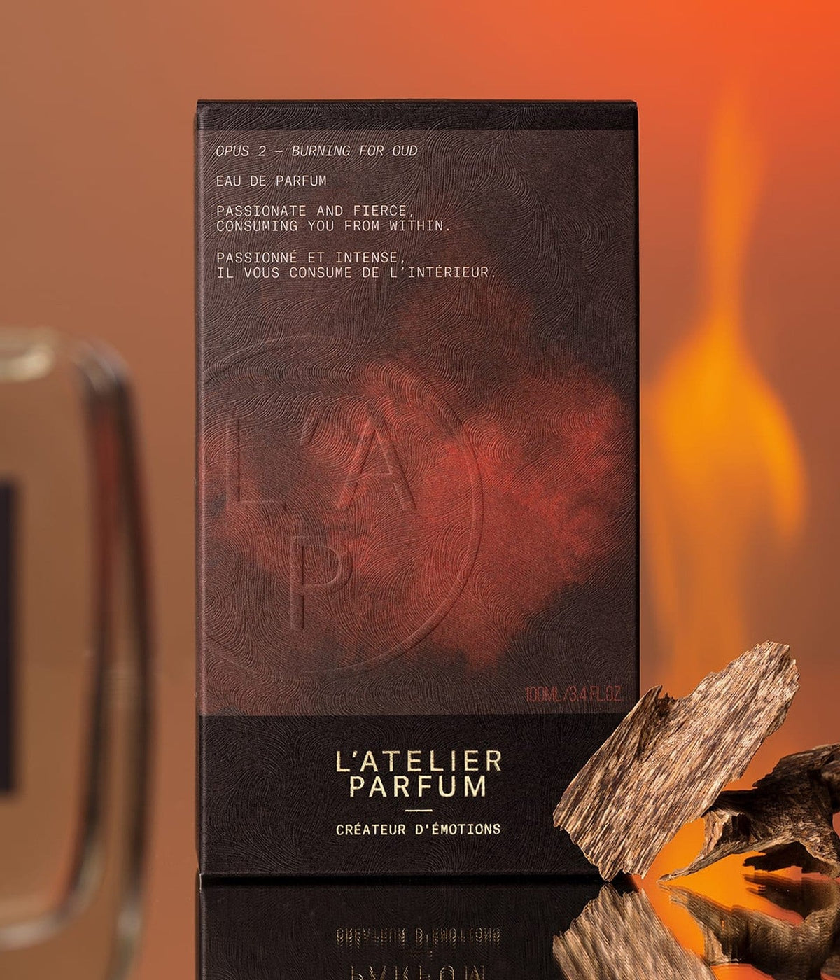 L’Atelier Parfum Eau de Parfum Burning for Oud, Verpackung