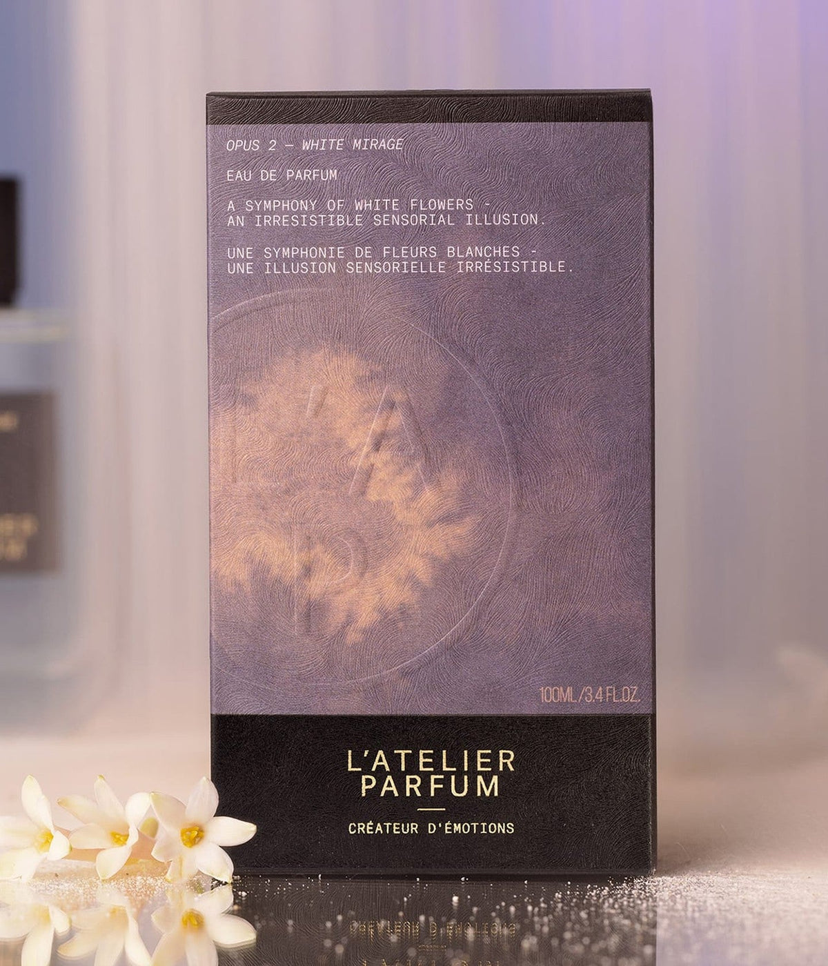 L’Atelier Parfum Eau de Parfum White Mirage, Verpackung