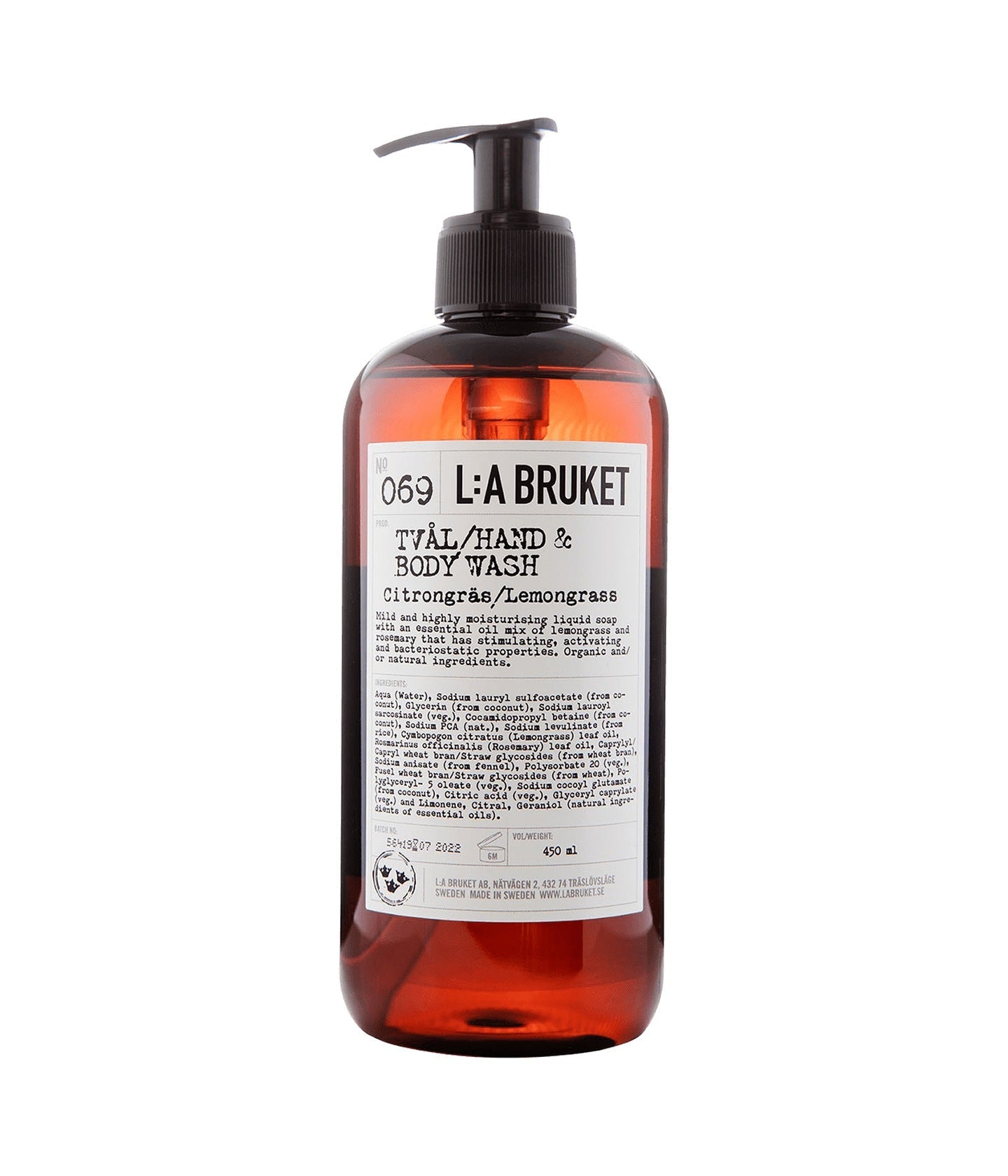 069 Hand & Body Wash Lemongrass