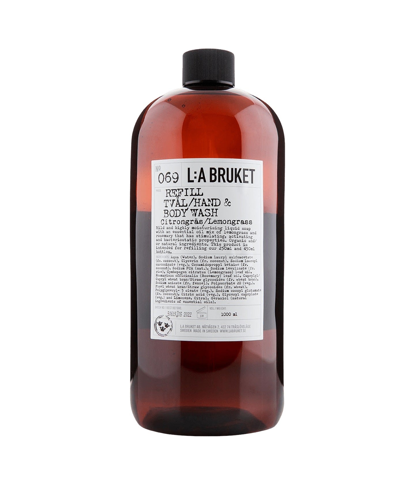 069 Refill Hand & Body Wash Lemongrass
