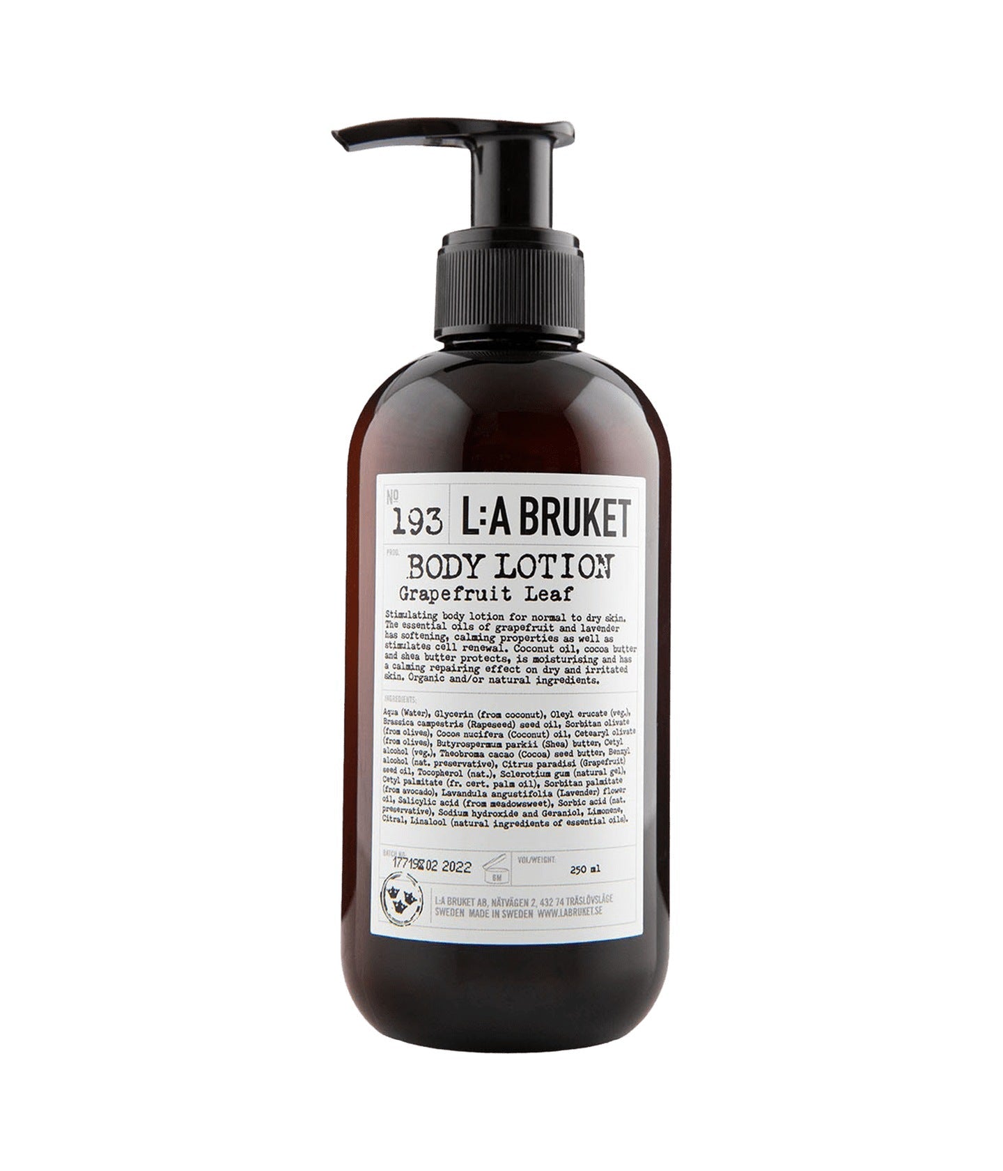 193 Body Lotion Grapefruit Leaf