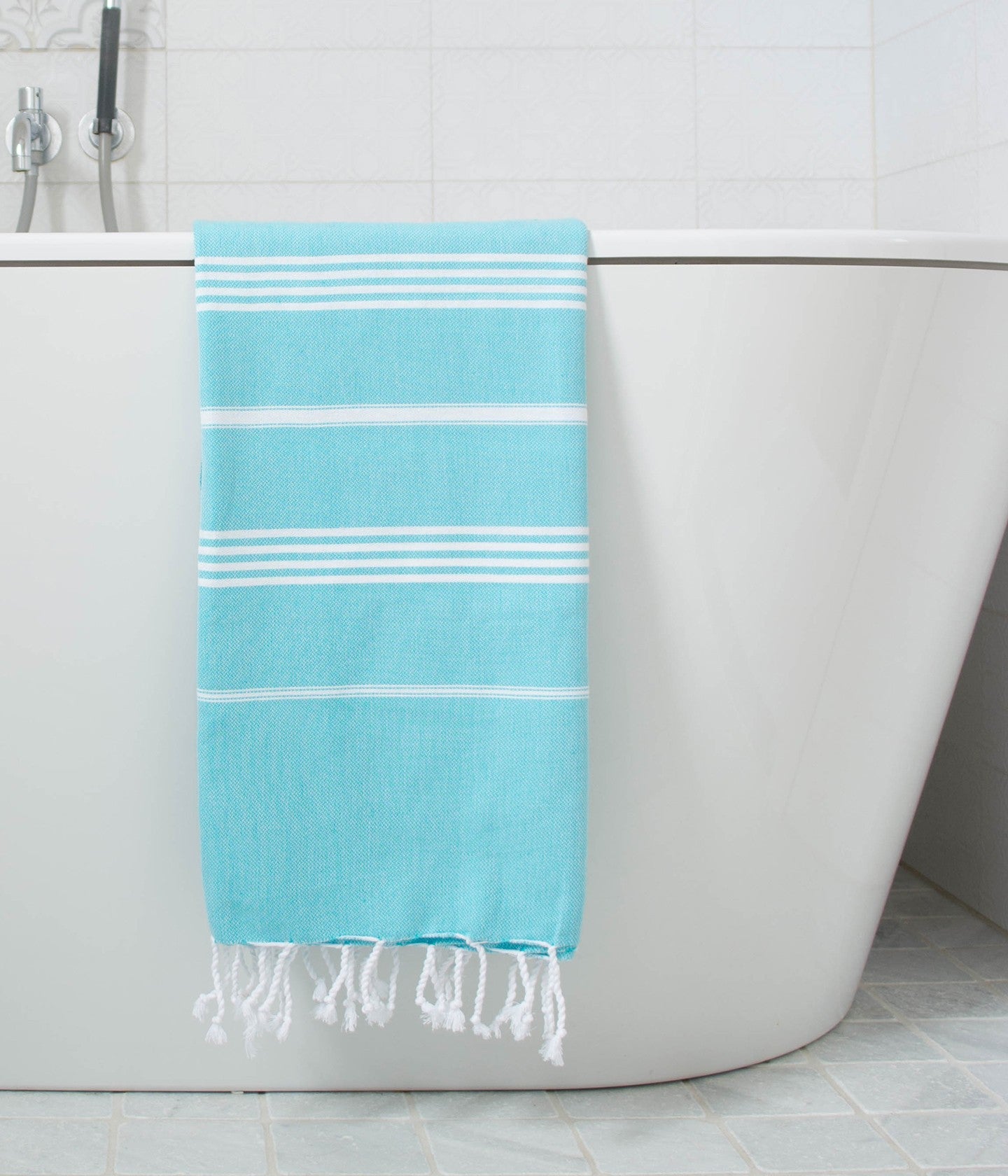 Hamamtuch Aqua, Weiß