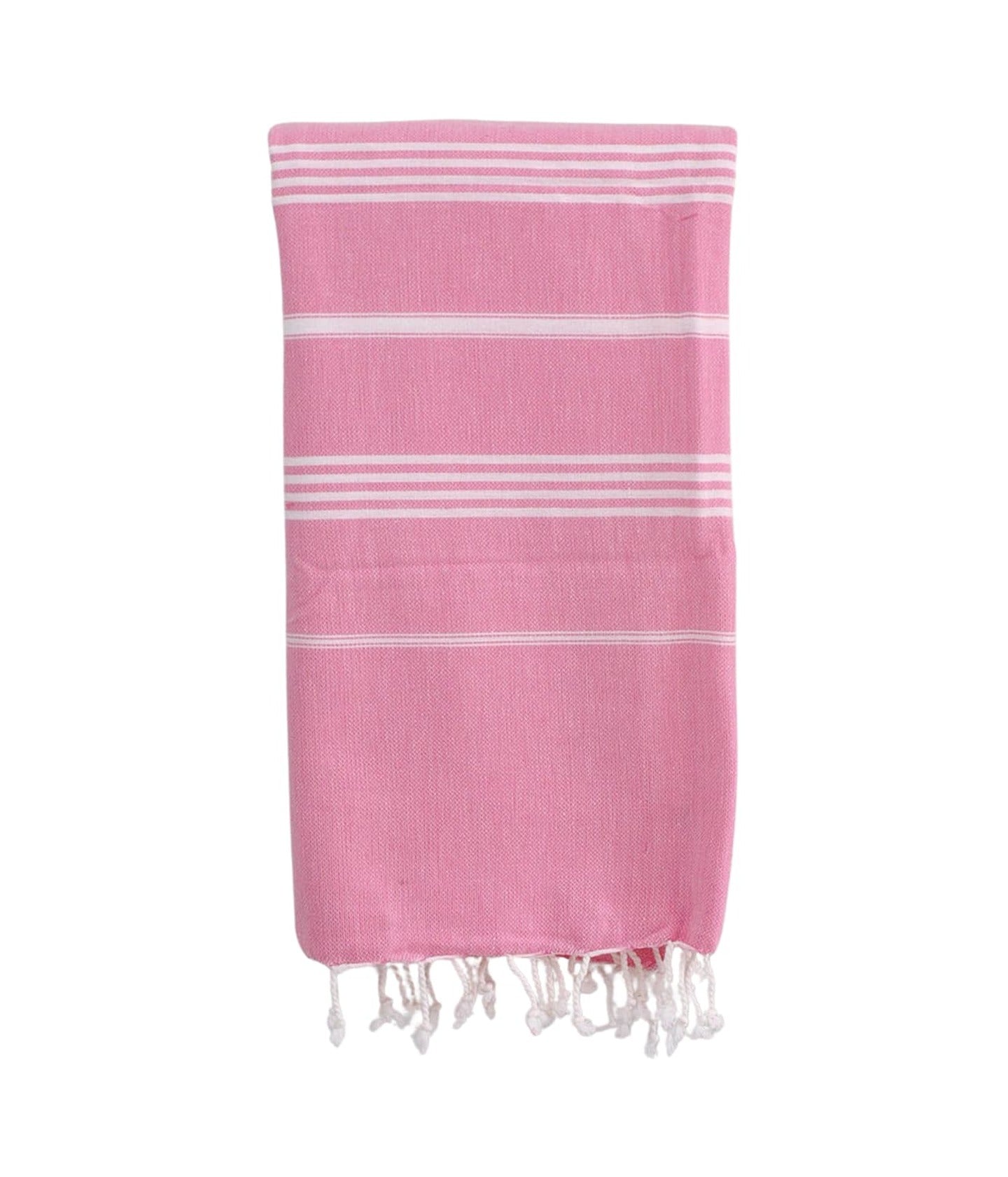 Hamamtuch Sorbet Rosa, Weiß