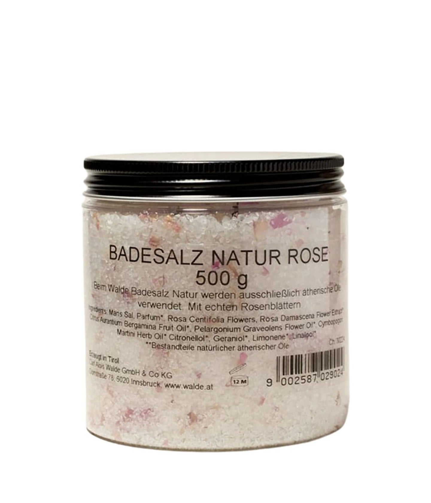 Badesalz Natur Rose
