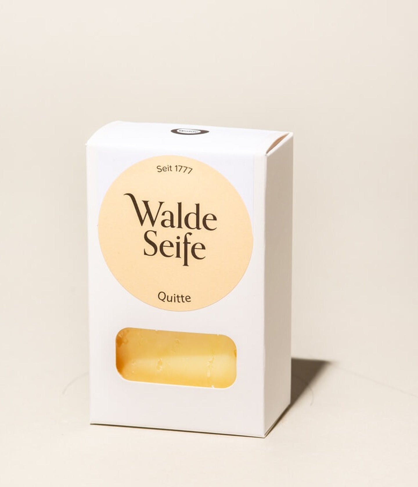 Seife Quitte von Walde in der Verpackung