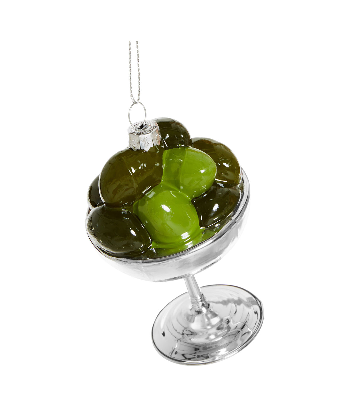 Yup in de boom Christbaumschmuck Coupe Olives, Schale schräg liegend