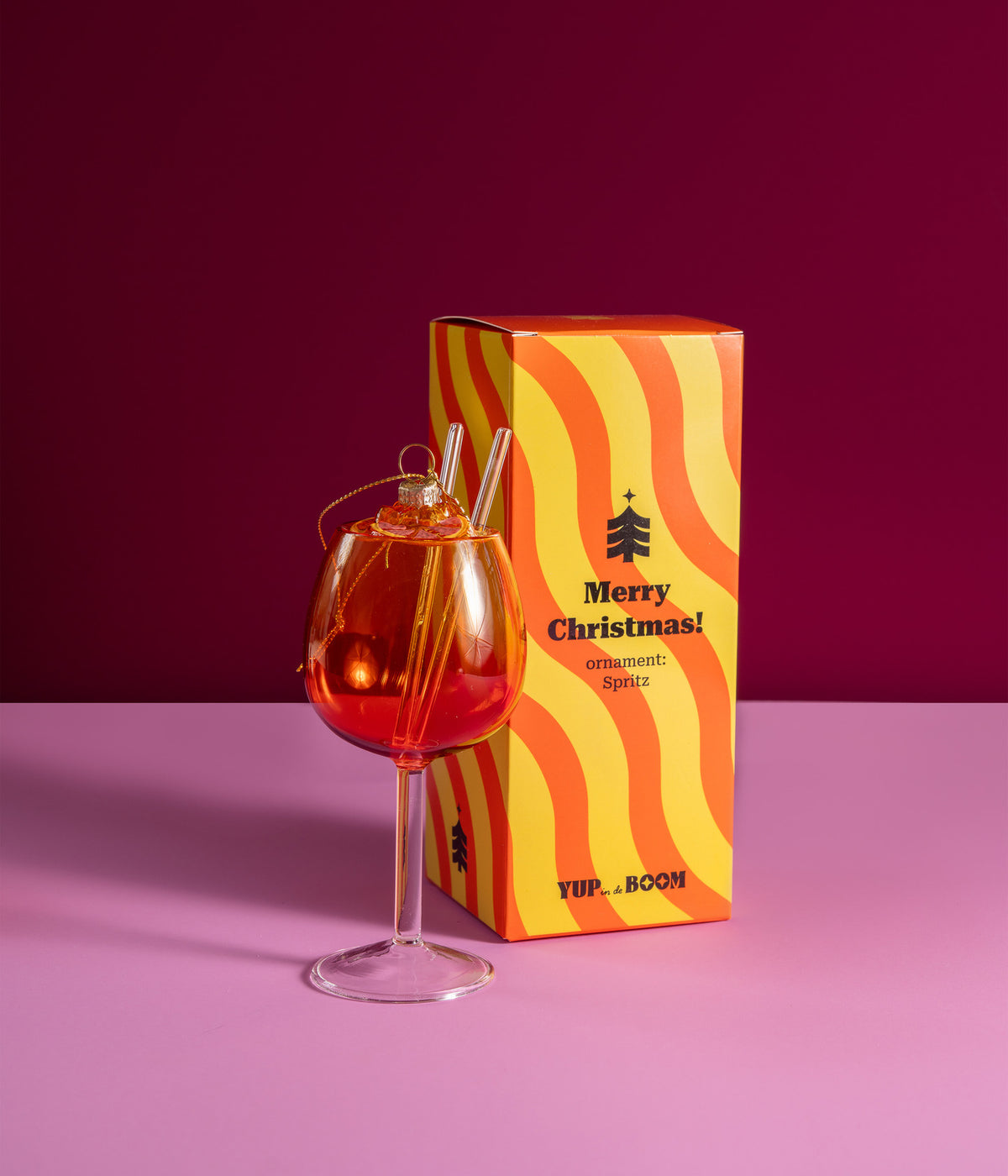 Yup in de boom Christbaumschmuck Spritz mit Verpackung