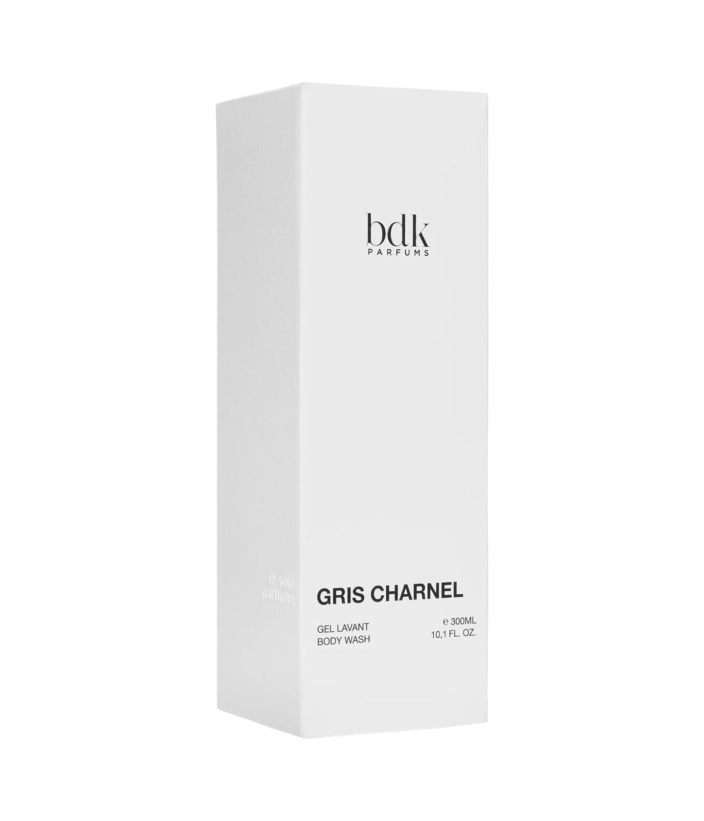 Verpackung des Duschgels Gris Charnel von BDK Parfums