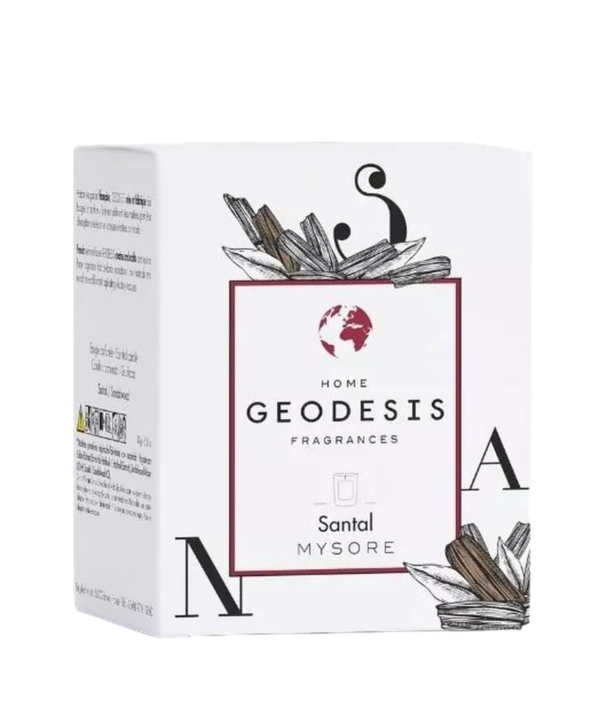 Geodesis Duftkerze Sandalwood, Verpackung