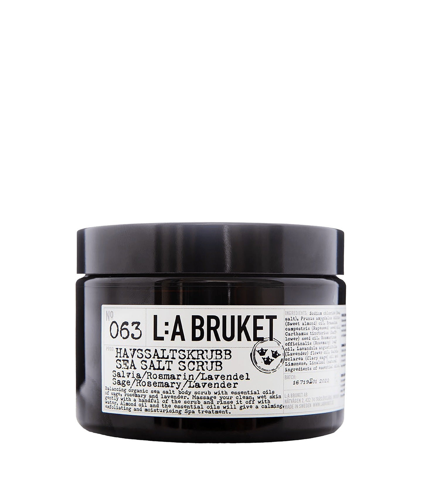063 Sea Salt Scrub Sage/Rosemary/Lavender