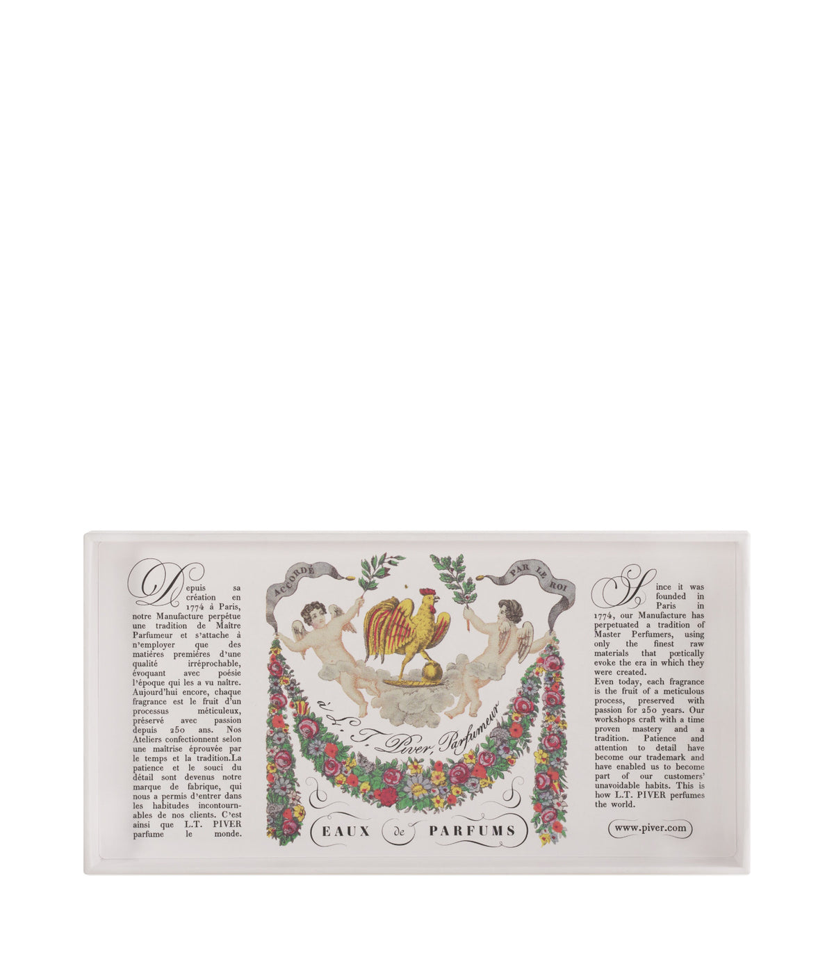 Discovery Set Olfactive Library – L.T. Piver, Innenseite des Deckels