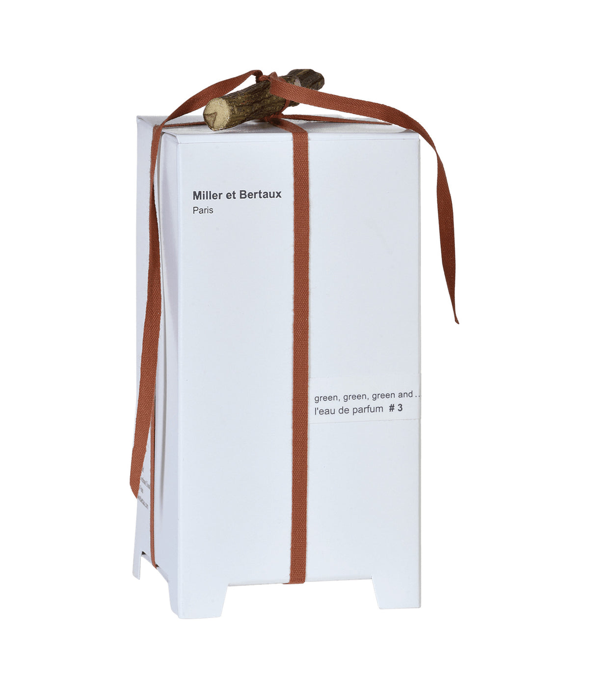 Miller et Bertaux Eau de Parfum #3 Green, Green, Green and… Green, Verpackung mit Schleife
