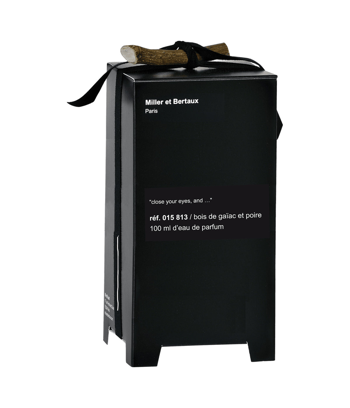 Miller et Bertaux Eau de Parfum Close your Eyes, and..., Verpackung mit Schleife