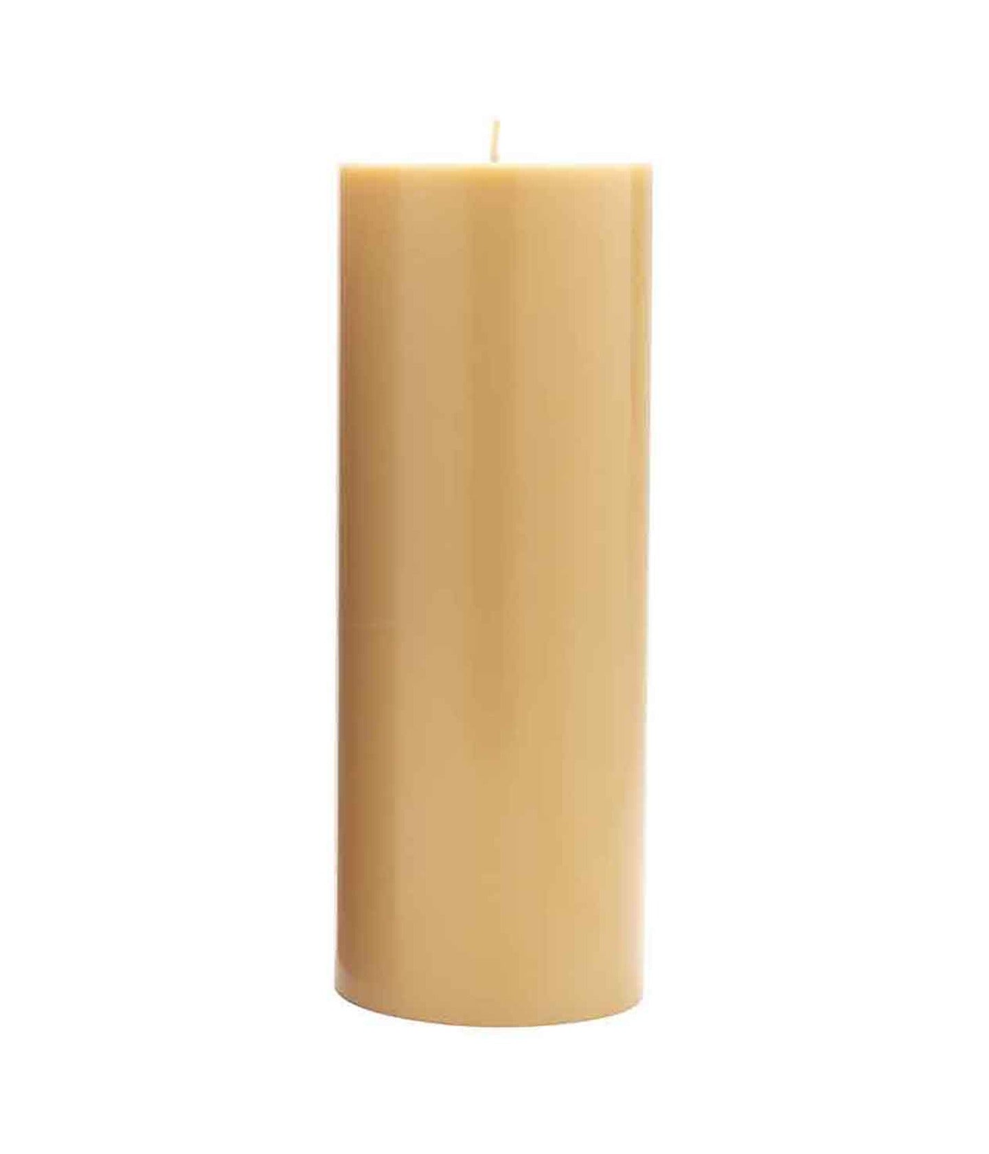 Stumpenkerze Gelb