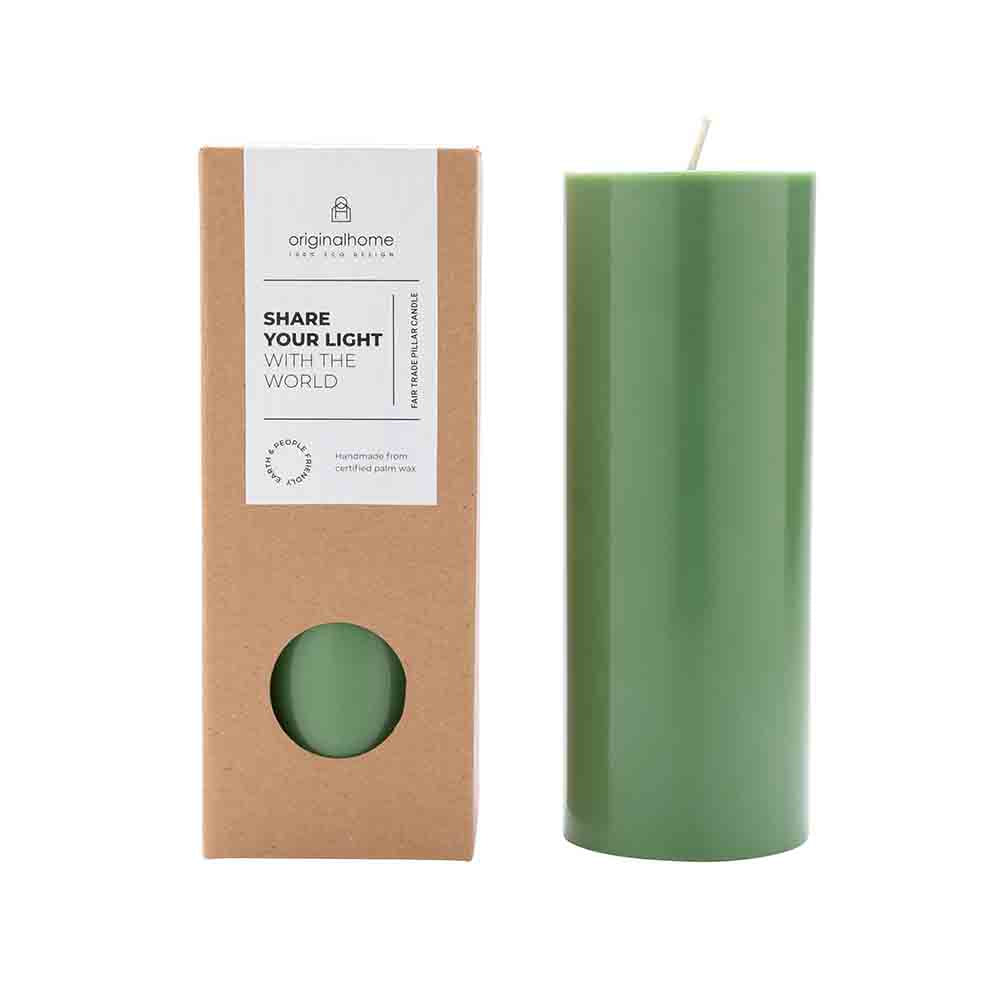 Stumpenkerze Matcha