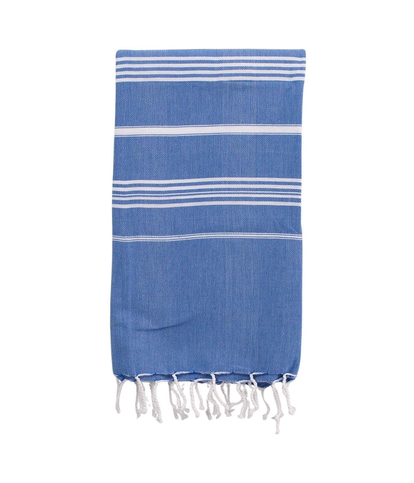 Hamamtuch Griechisches Blau, Weiß