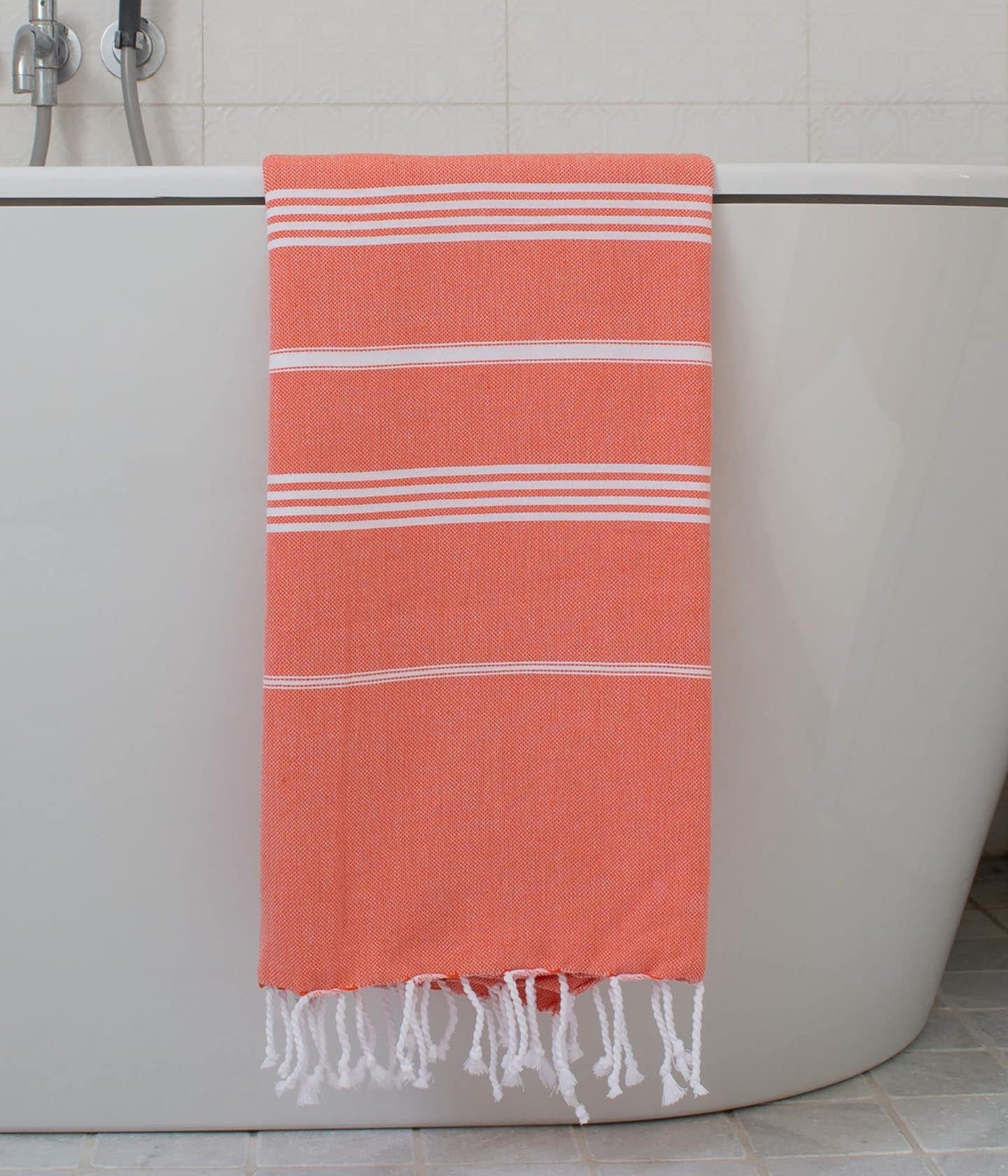 Hamamtuch Mandarine, Weiß