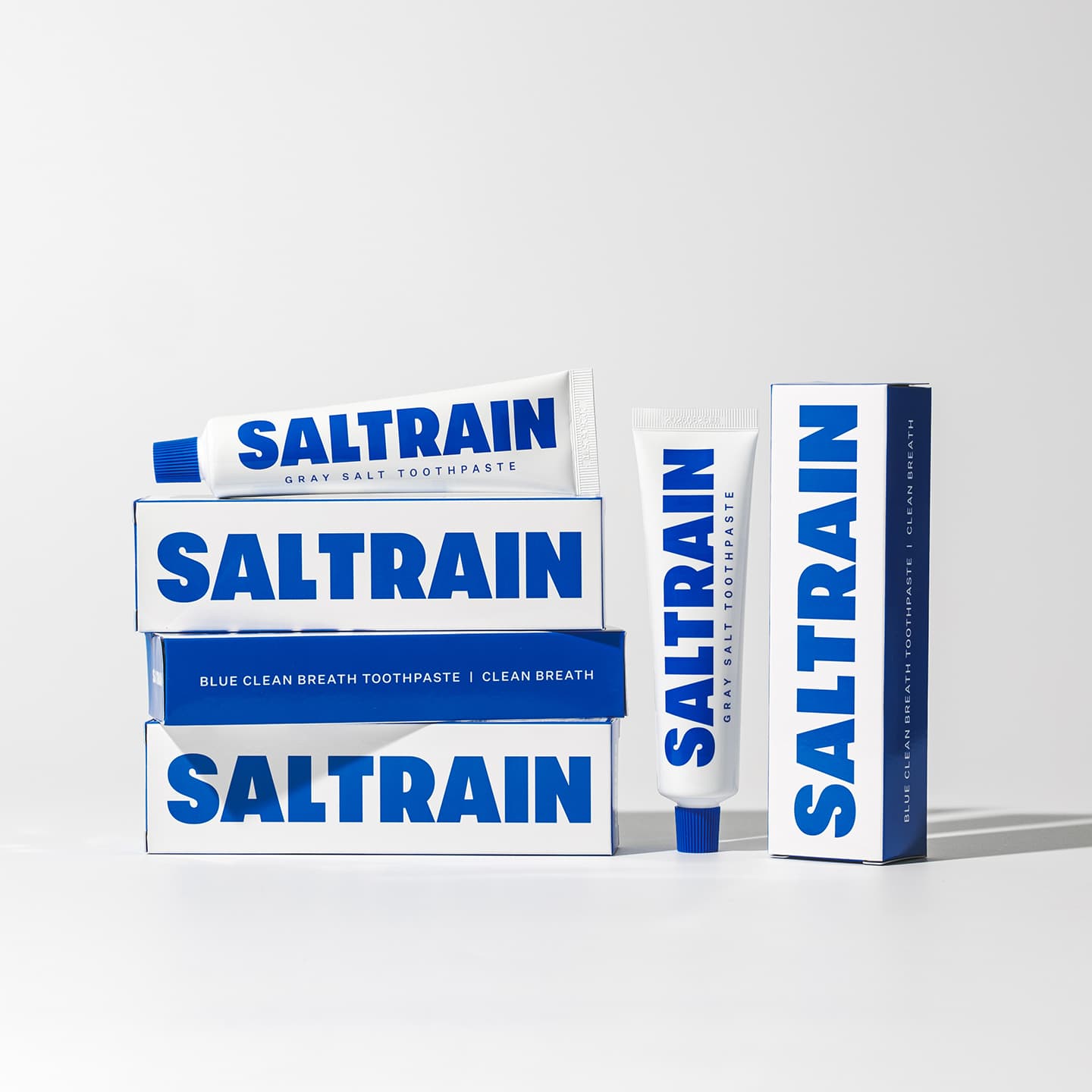 Zahnpasta Blue Gray Salt