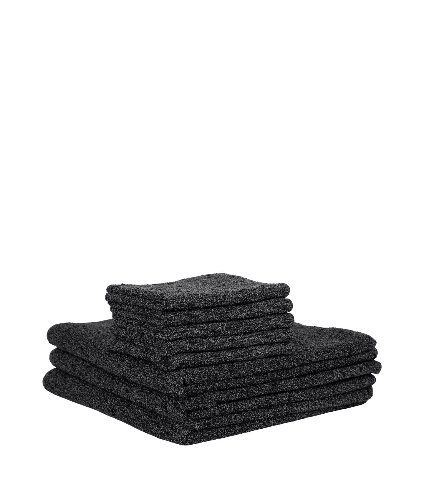 Handtuch Kishu Binchotan Charcoal Schwarz