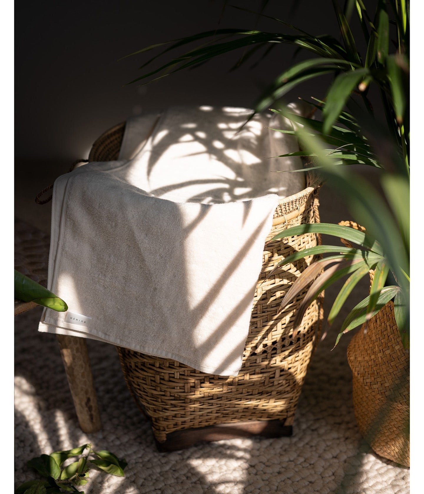 Handtuch Zero Twist Gauze Dot Beige