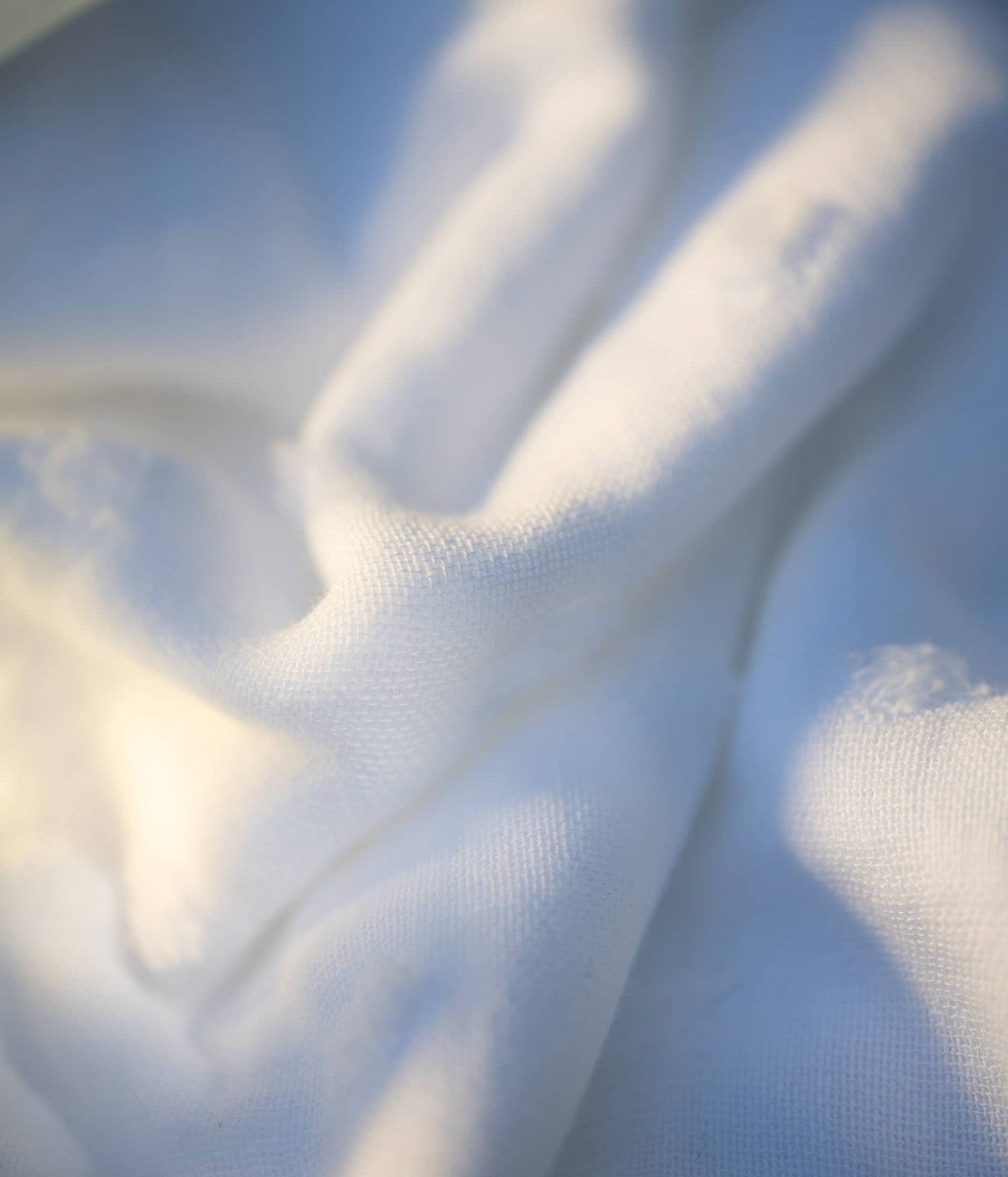 Handtuch Zero Twist Gauze Dot Weiss