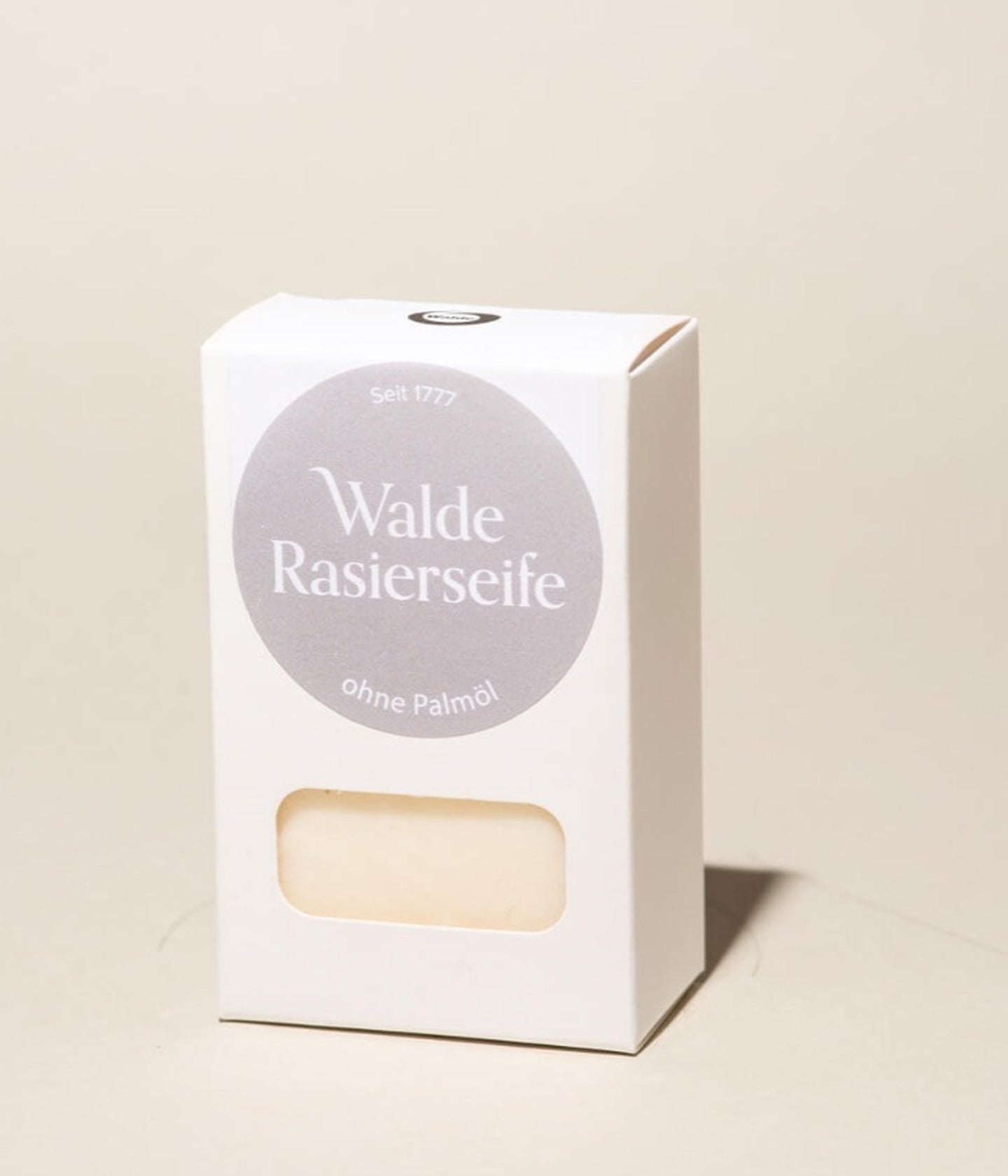 Rasierseife von Walde in der Verpackung