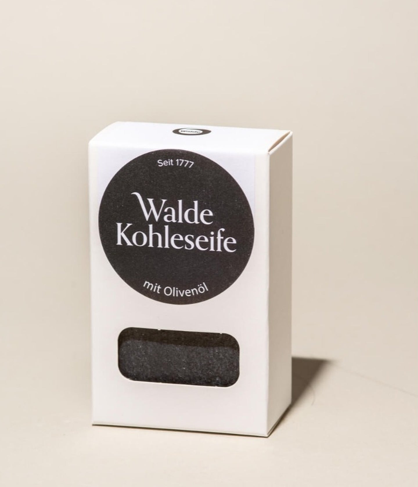 Seife Kohle von Walde in der Verpackung