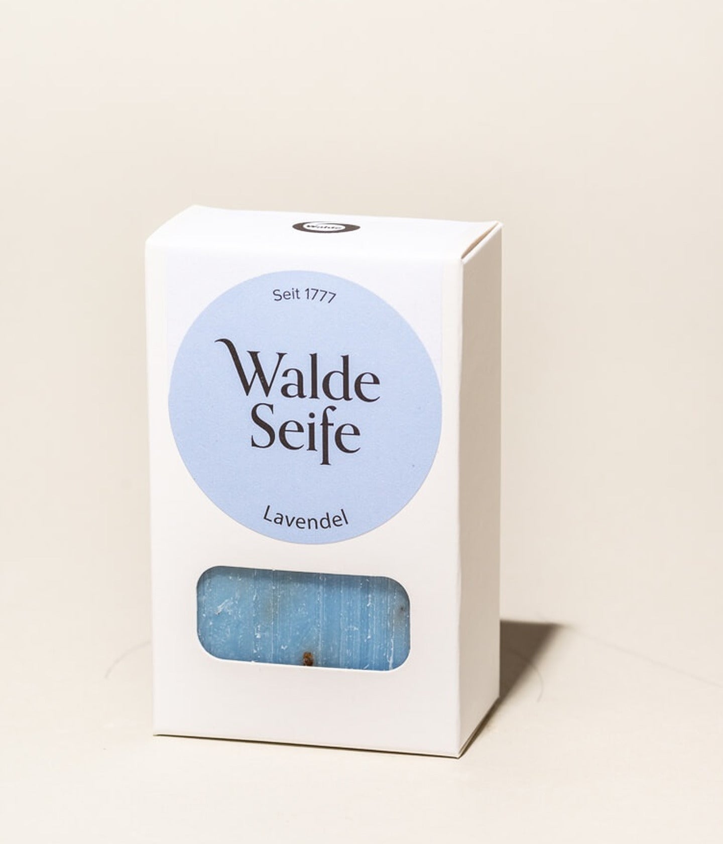 Seife Lavendel von Walde in der Verpackung