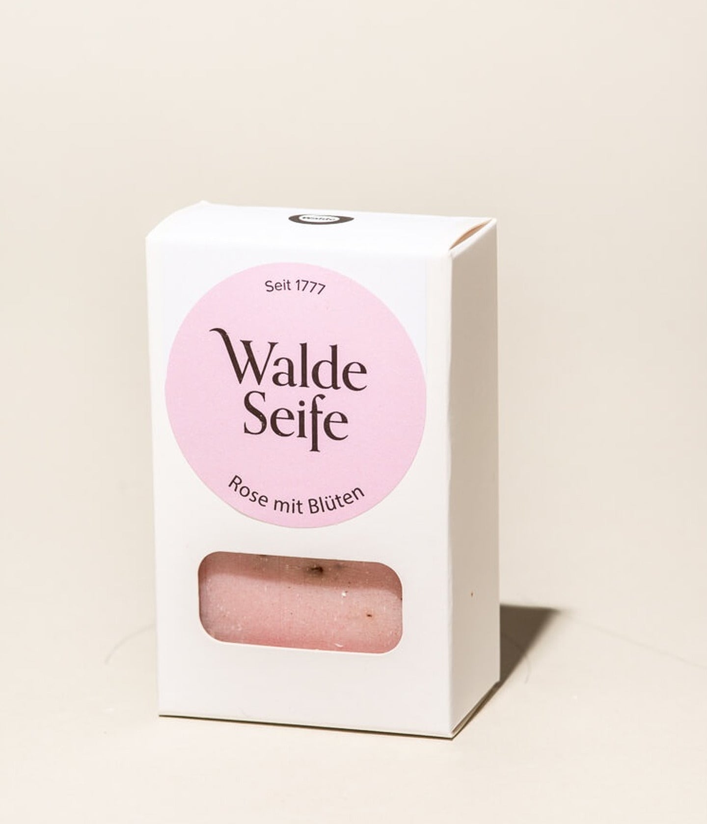 Seife Rose von Walde in der Verpackung
