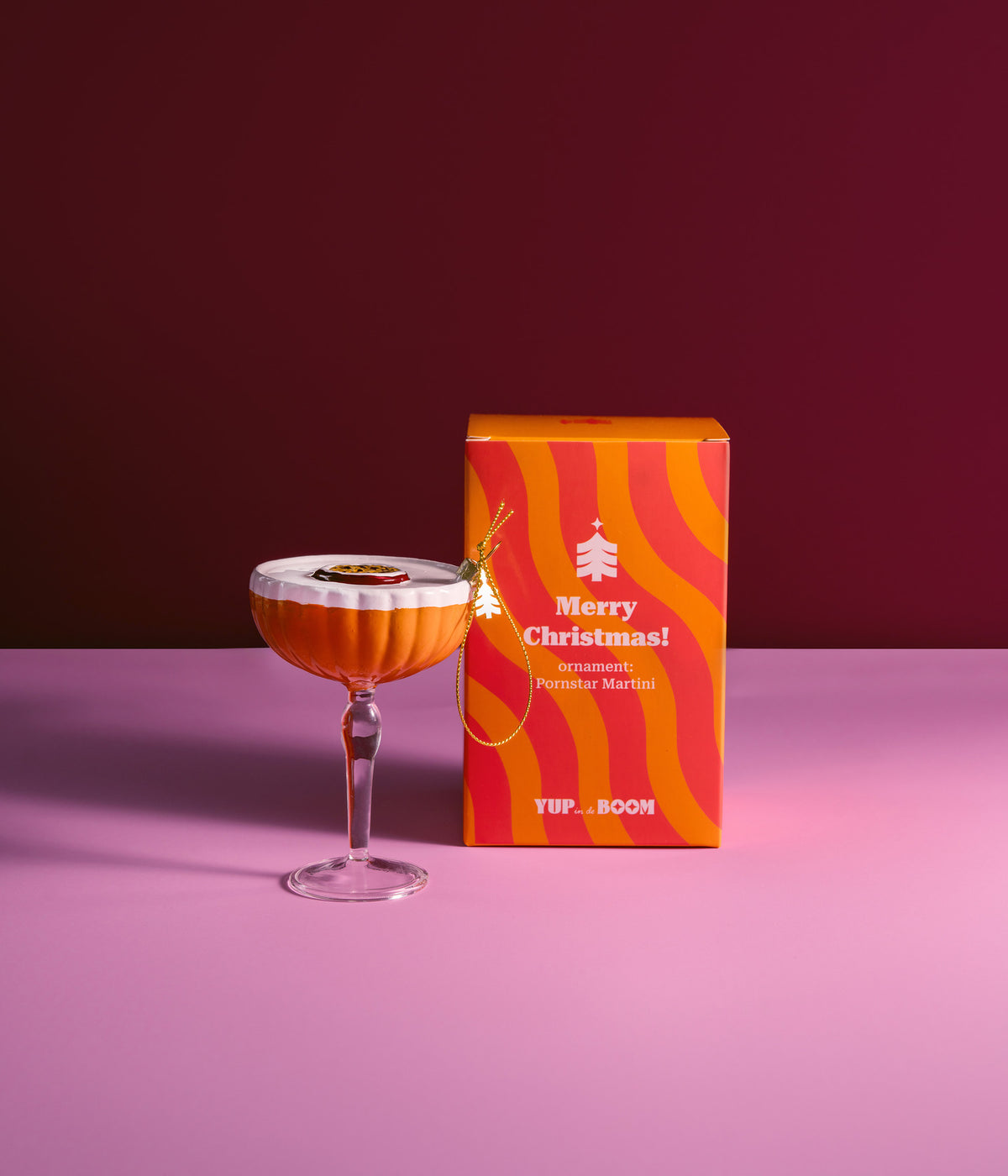Yup in de boom Christbaumschmuck Pornstar Martini mit Verpackung